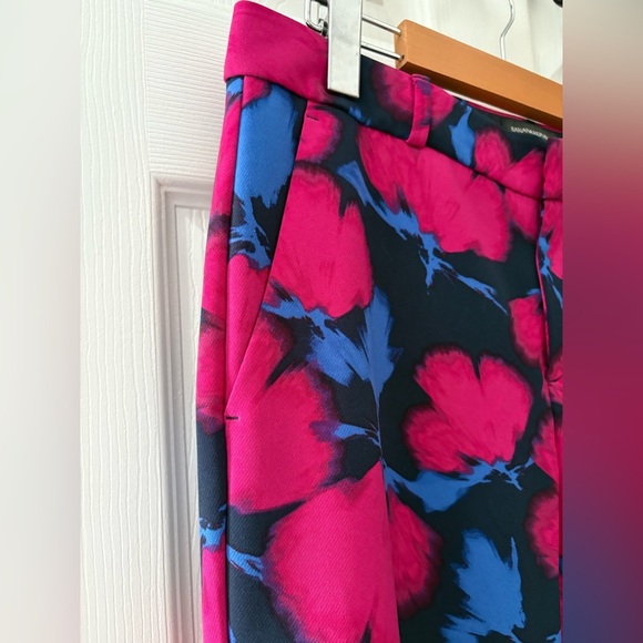 Banana Republic women’s Avery floral pants size 6 sateen slim - Picture 4 of 14